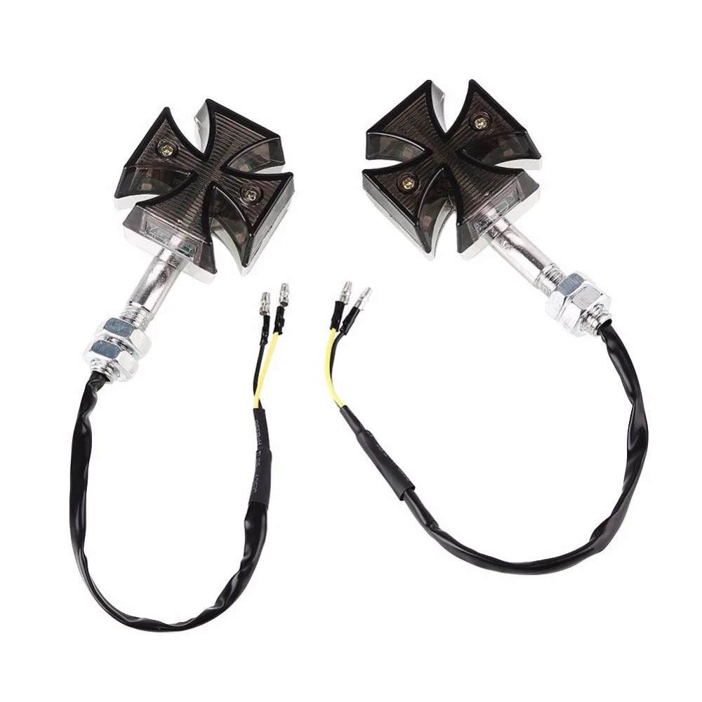 

2Pcs Turn Signal Motorcycle Indicator Light LED Blinkers Modified Cross Flashing Lamp Cool Accessories Motorcycle Styling