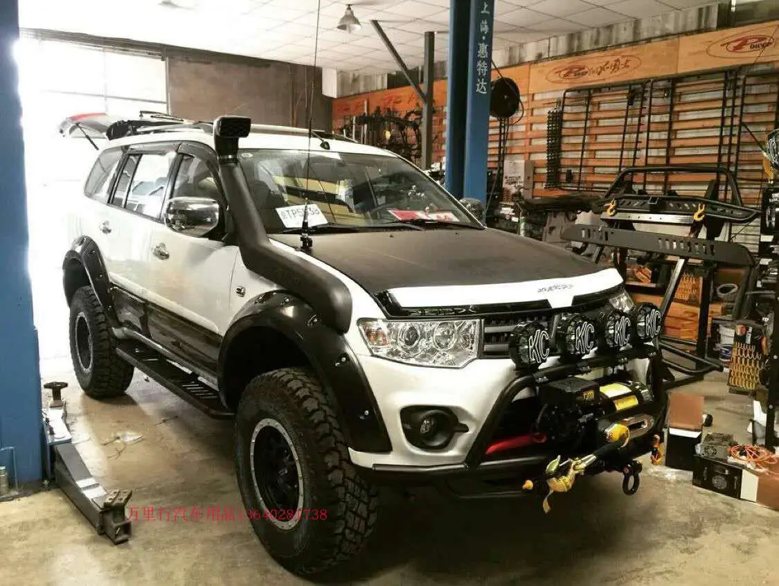

Fender Flares For Mitsubishi Pajero Montero Shogun Sport 2014 - 2018 Fender Flares Mud Flaps Mudguards Splash Arch Wheel Eyebrow