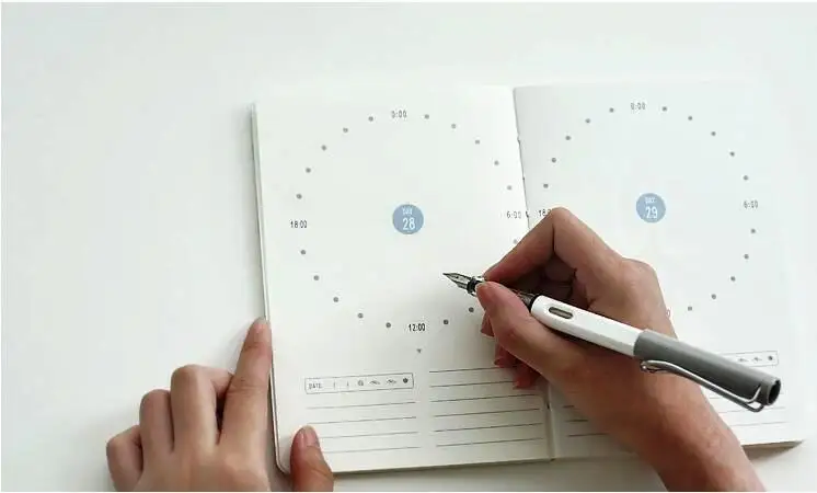 Блокнот планировщик Grid World 100 дней для учебы ежедневника|pocket journal|agenda notebookpaper pocket |