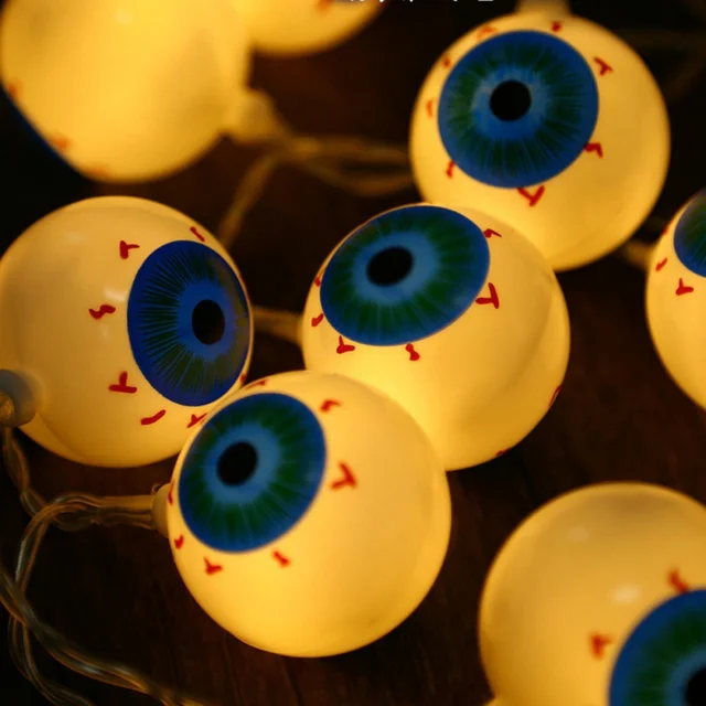 10led 20led lampion ghost eyes string lights for halloween party decor halloween string light dance party