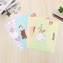 50 шт. 33*23 см Водонепроницаемая пластиковая Кассетная фальцевальная машина книга пенал для карандашей файл документ для офиса студентов поставки продуктов