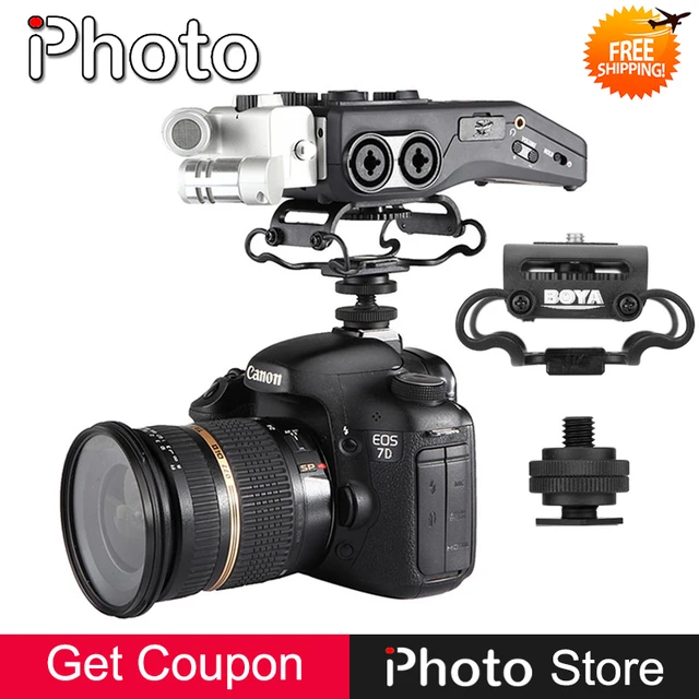 iPhoto Camera Shoe Shockmount Shock Mount for Sony Zoom H6 H5 H4n H1