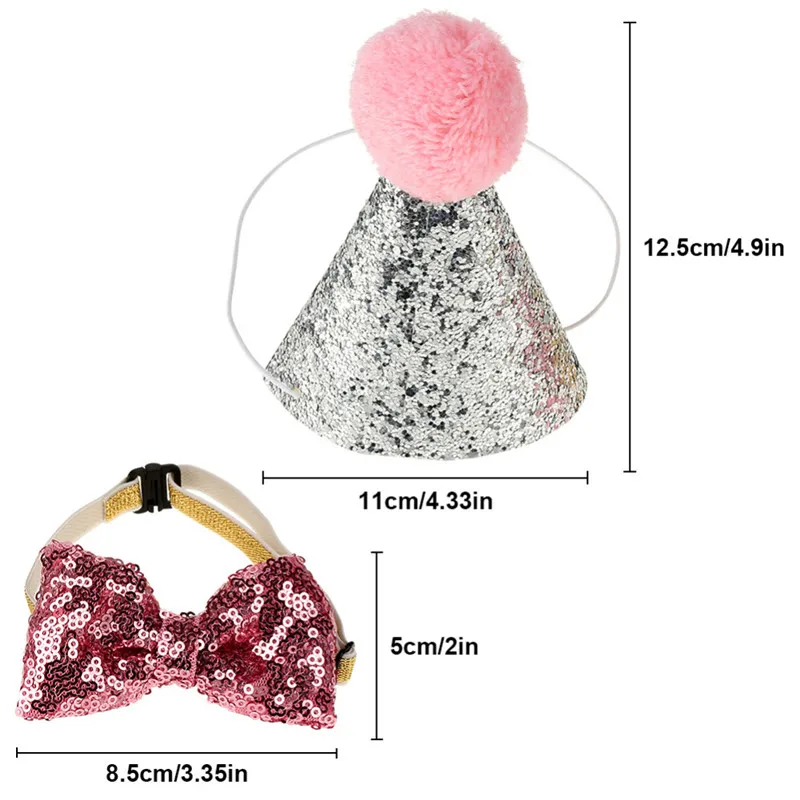 Cute-Pet-Cat-Dog-Birthday-Caps-Bowknot-Party-Costume-Wonderful-Gift-Dog-Cake-With-Dog (2)