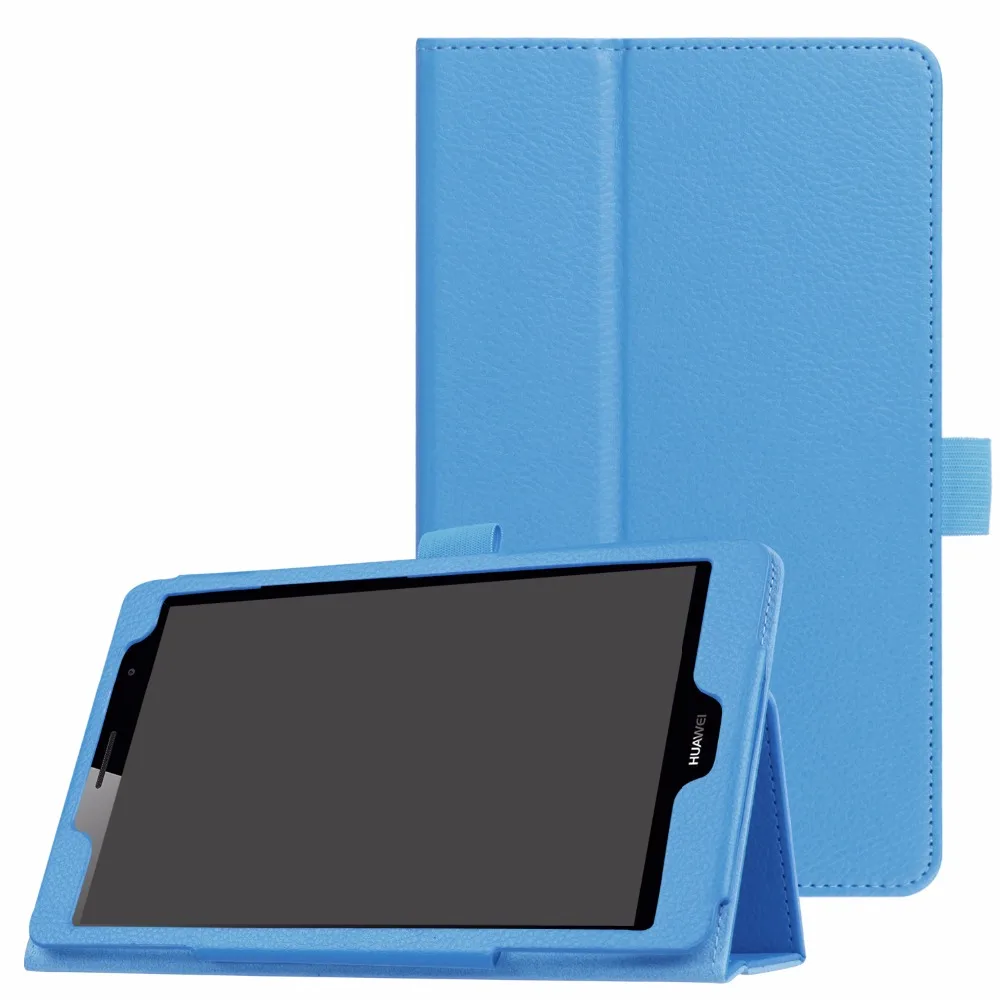 Чехол для Funda huawei Media Pad Mediapad T3 8 KOB-L09 KOB-W09 8,0 чехол для планшета s подставка складной чехол-книжка Litchi из искусственной кожи Smart Cover