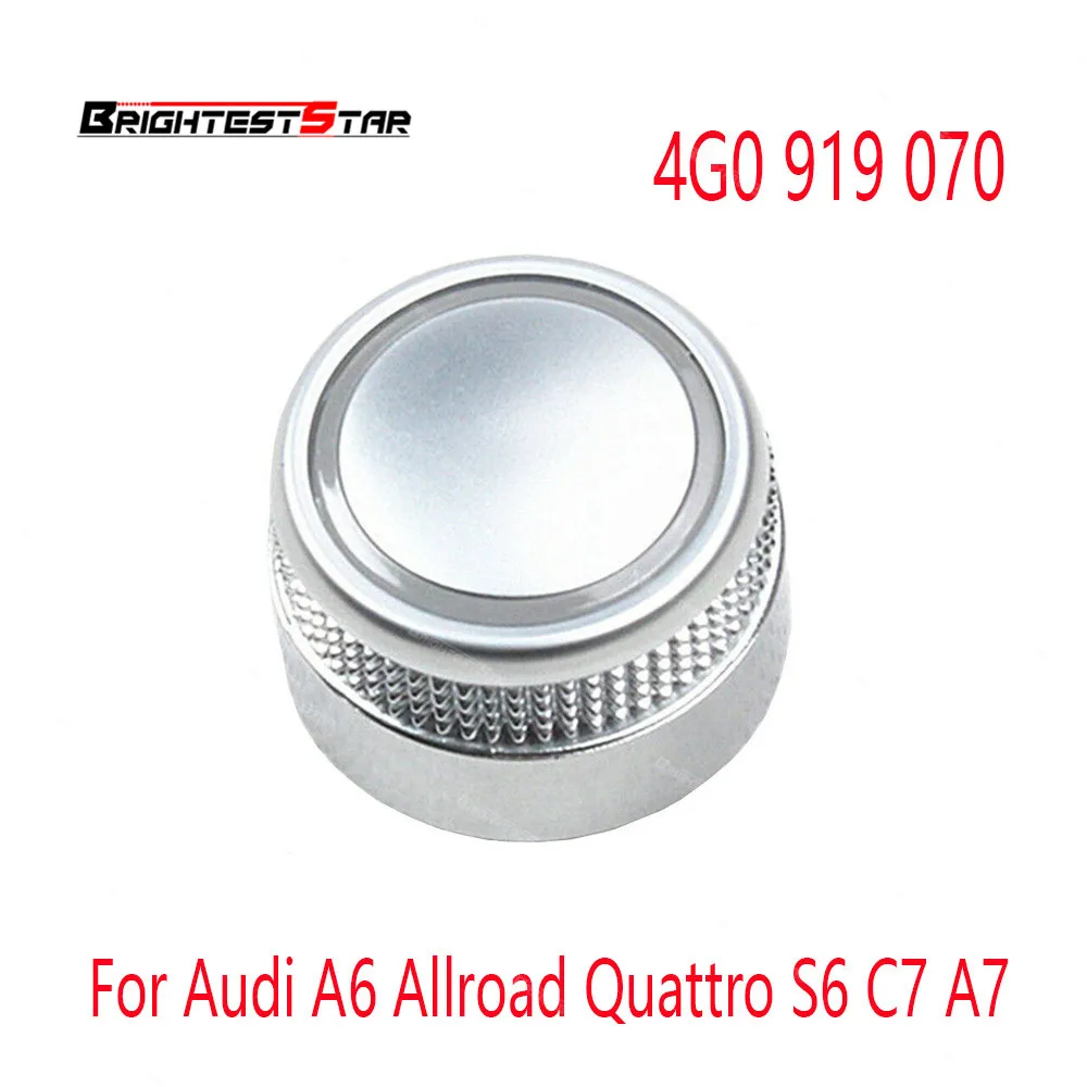 

4G0919070 MMI Radio Volume Knob Rotary Button Switch Setting Cover Cap For Audi A6 Allroad C7 A7 2012+