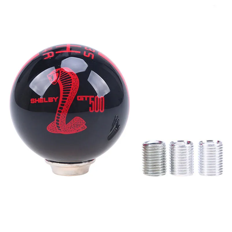Car Manual Auto Refit Black Cobra Resin Shift Knob fit for Ford Mustang