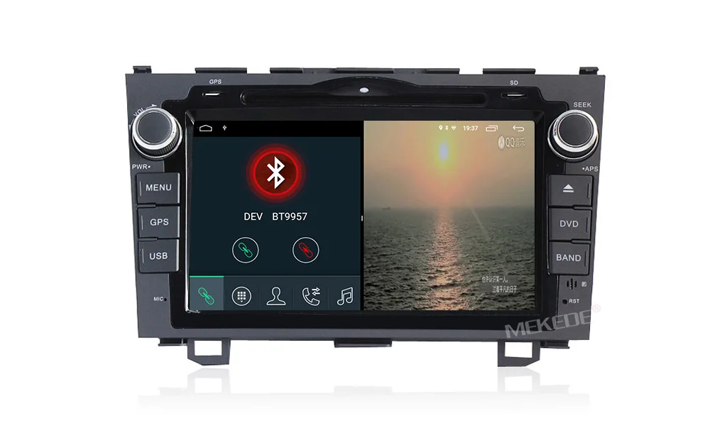 Discount MEKEDE 2+32G Android 9.1 Car dvd player GPS Navigation For Honda CRV 2007-2011 +wifi+BT+SWC+RDS multimedai player 9