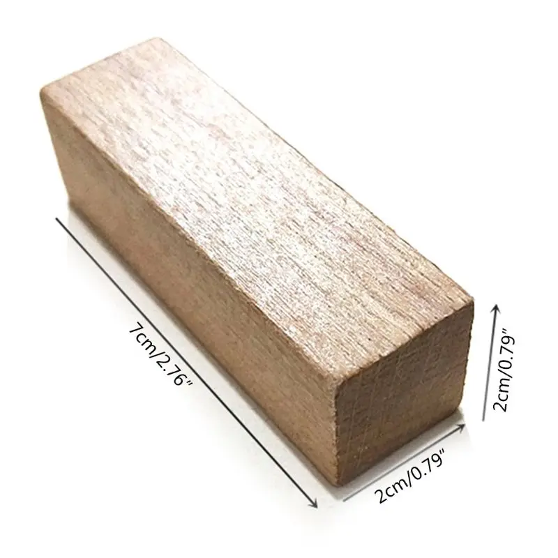 Необработанный деревянный блок для деревянного ремесла DIY штамп печать принадлежности Скрапбукинг инструмент для ручной резки