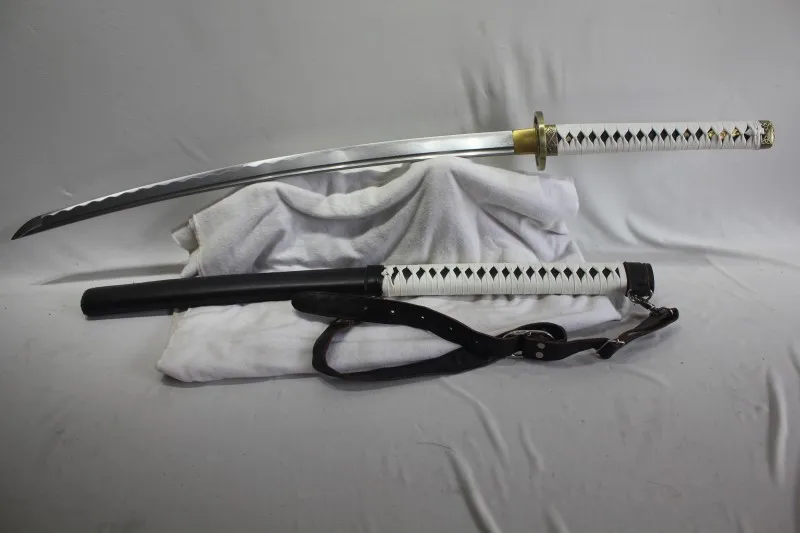 Меч ходячих мертвецов-зомби Michonne-складной стальной японский самурайский меч катана