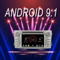 Автомобильный мультимедийный плеер Android 9,1 Автомобильный gps Bluetooth стерео подходит для TOYOTA HILUX 2012 рекордер DVD головное устройство