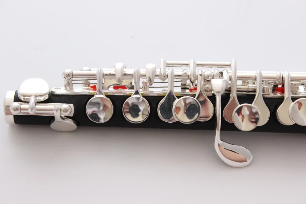 Музыкальные Fancier, Клубные профессиональные пикколо 92 никелированные посеребренные ABS смолы C тон с закрытым отверстием металлическая головка пикколо точные ключи