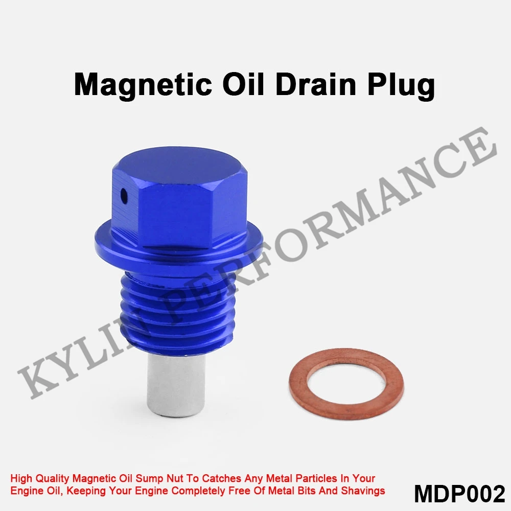 M14x1.5 Магнитная дренажная масляная пробка и сливная гайка слива масла(много цветов) с логотипом MDP002