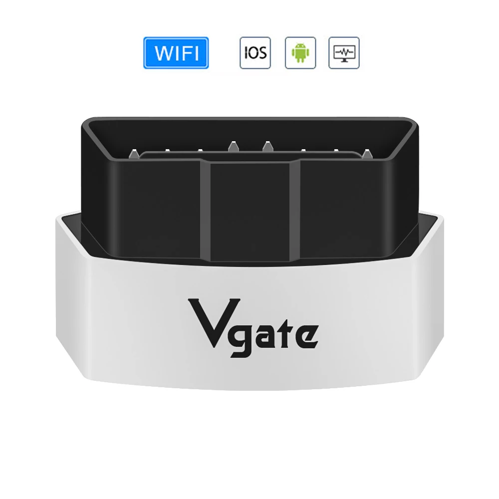 Vgate iCar3 код читателя elm327 инструмент диагностики Wi-Fi версия Поддержка OBD2 протокола автомобиль elm 327 iCar3 для IOS/ android - Цвет: White