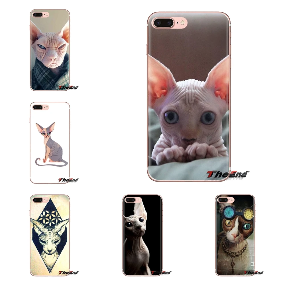 

sphynx cat kitty Transparent Soft Cases Covers For Huawei G7 G8 P7 P8 P9 P10 P20 P30 Lite Mini Pro P Smart Plus 2017 2018 2019