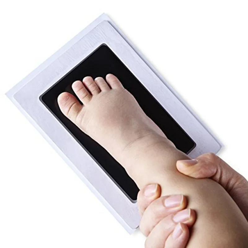 

Baby Care Non-Toxic Baby Handprint Footprint Imprint Kit Baby Souvenirs Casting Newborn Footprint Ink Pad Infant Clay Toy Gifts