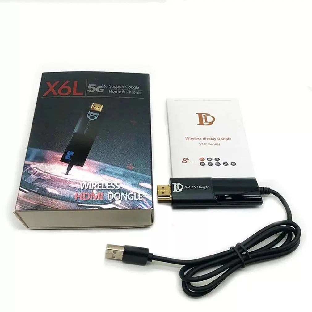 X6L 5G двухчастотный беспроводной WiFi Дисплей приемник 1080P HD tv Stick Miracast Airplay отзеркаливание DLNA к HDTV проектору