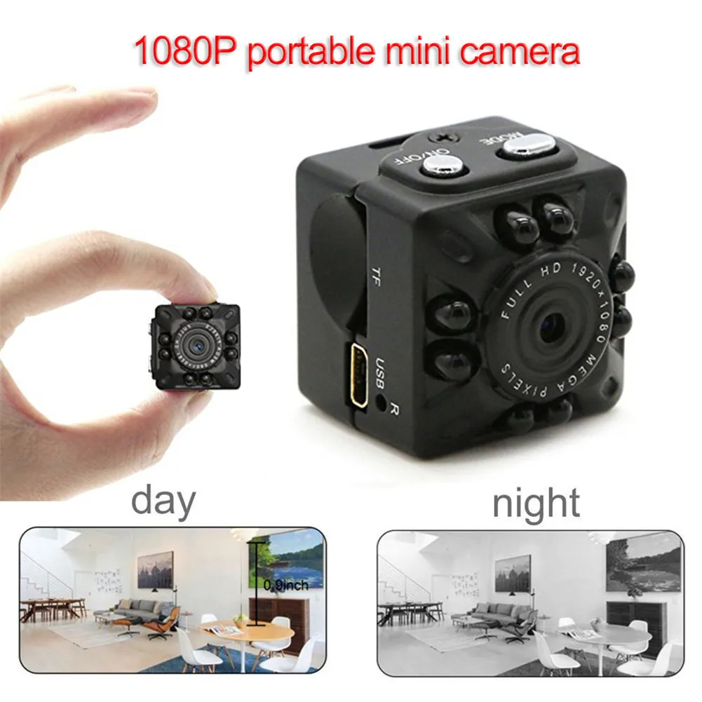 

Shzons 1080P HD Mini DV Camera Portable Mini Video Camera with IR Night Vision & Motion Detection Security Surveillance Camera