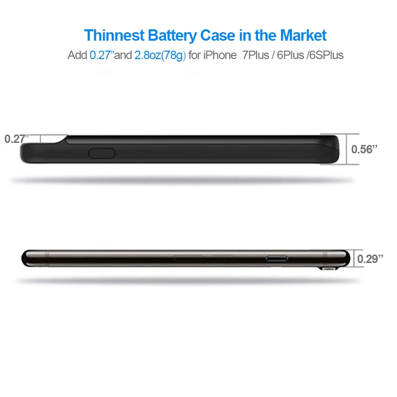 Power case for iphone case for External Battery Charger Charging Case For iPhone Power Bnak case for iPhone Battery Backup Pack Charging Case for iPhone charger case for iphone