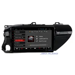 Для toyota радио gps Hilux 2018 android автомобильный Радио 8,1 система с FM AM Bluetooth USB с полным сенсорным емкостный экран