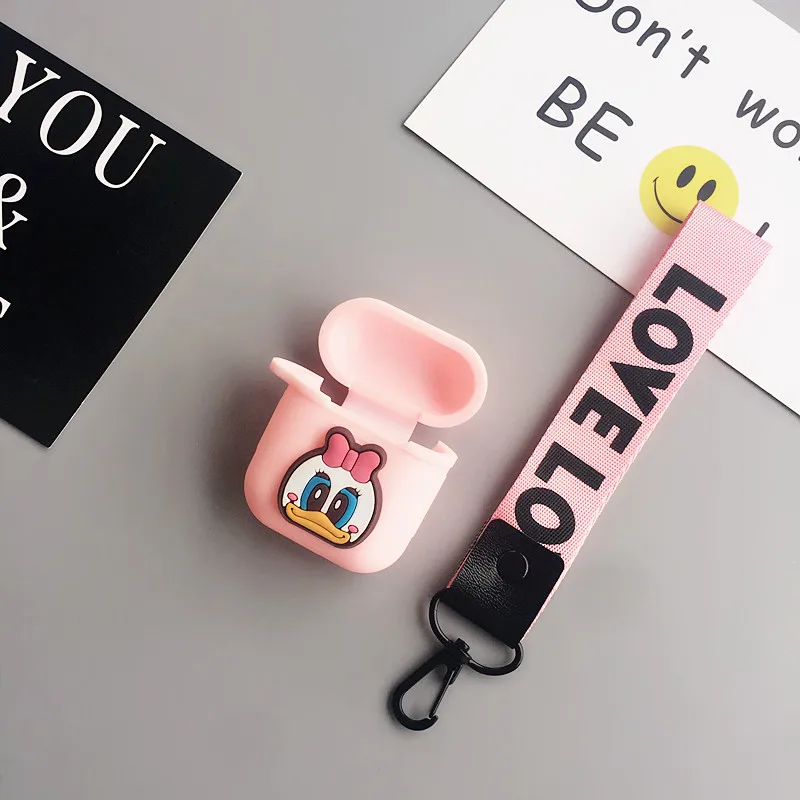 طويلة الحب الهاتف المحمول سلسلة ، ل airpods سماعة لينة السيليكون حقيبة العالمي الهاتف عقف حزام ، المعصم الفرقة + شنق الرقبة حبل