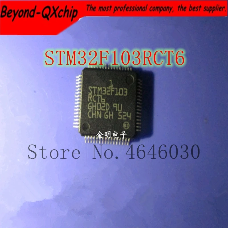 1 шт./лот STM32F103RCT6 STM32F103 QFP новый оригинальный | Электронные компоненты и