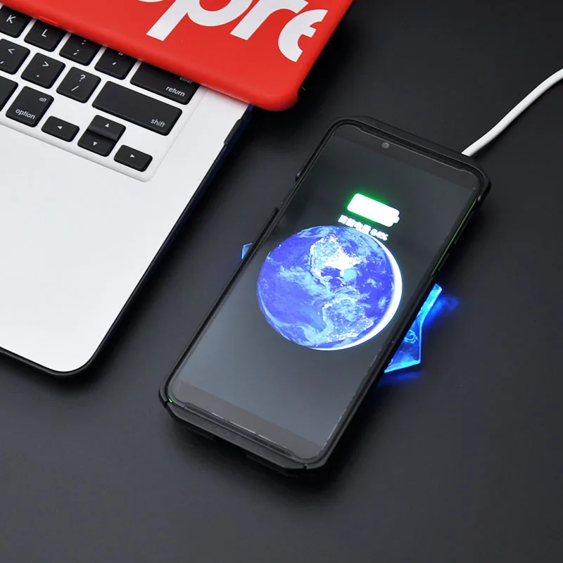 Быстрое беспроводное зарядное устройство Qi Ультра тонкое Беспроводное для Iphone XS