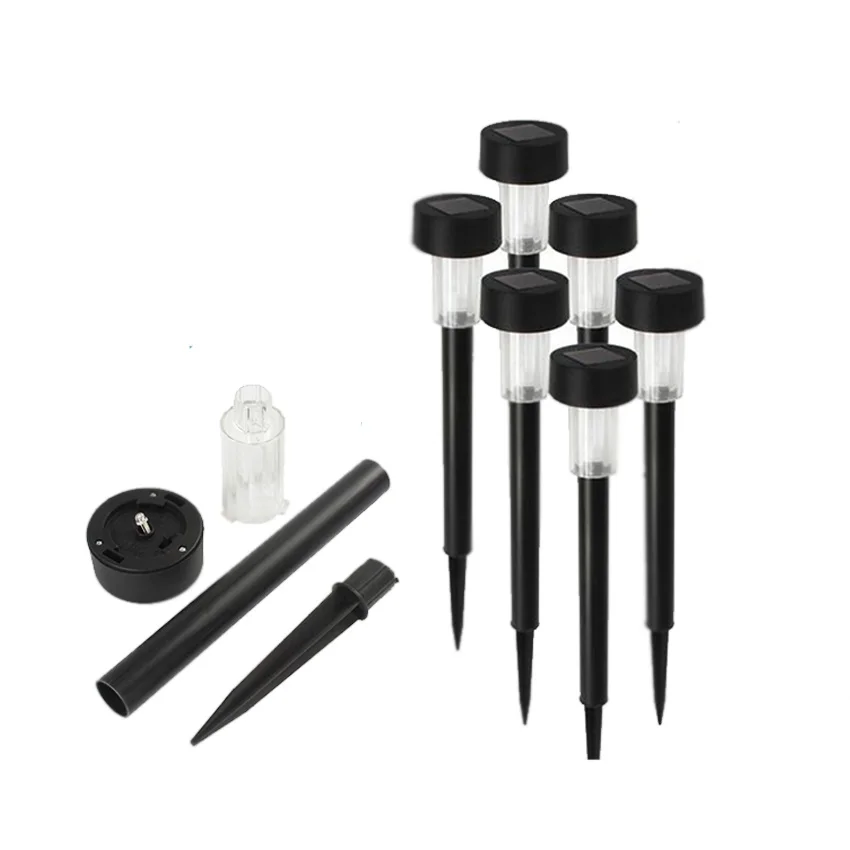 1 шт.! Мини солнечная панель LED Spike Spot Light Spotlight Landscape Garden Yard Path газон солнечные лампы