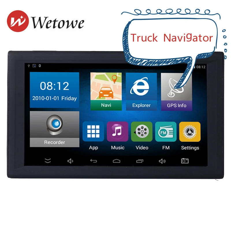 

9 inch new portable GPS truck navigator DVR GPS tablet navigation system AV-IN support reversing camera free map Internet access