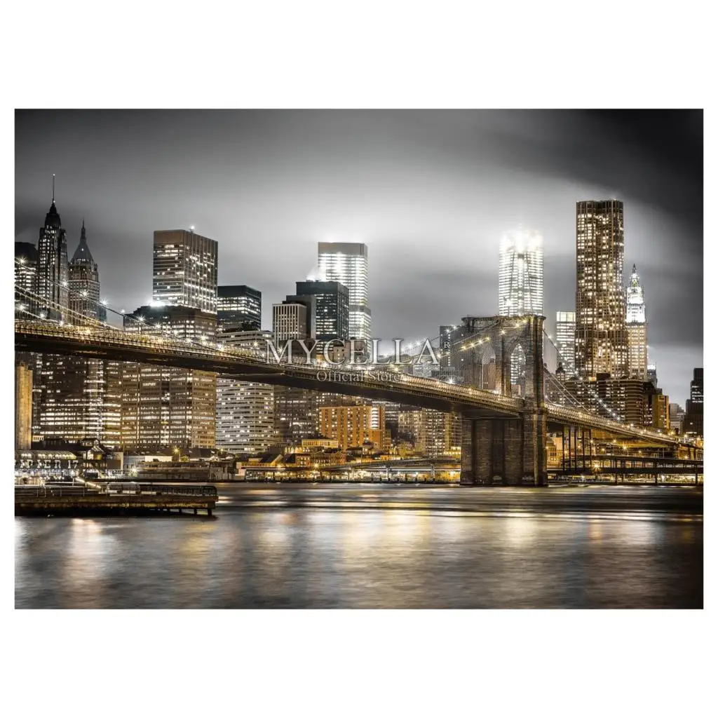 5D Diy Diamond Painting New York Skyline Needlework Embroidery City Landscape Rhinestone Cross Stitch Mosaic Home Decor | Дом и сад