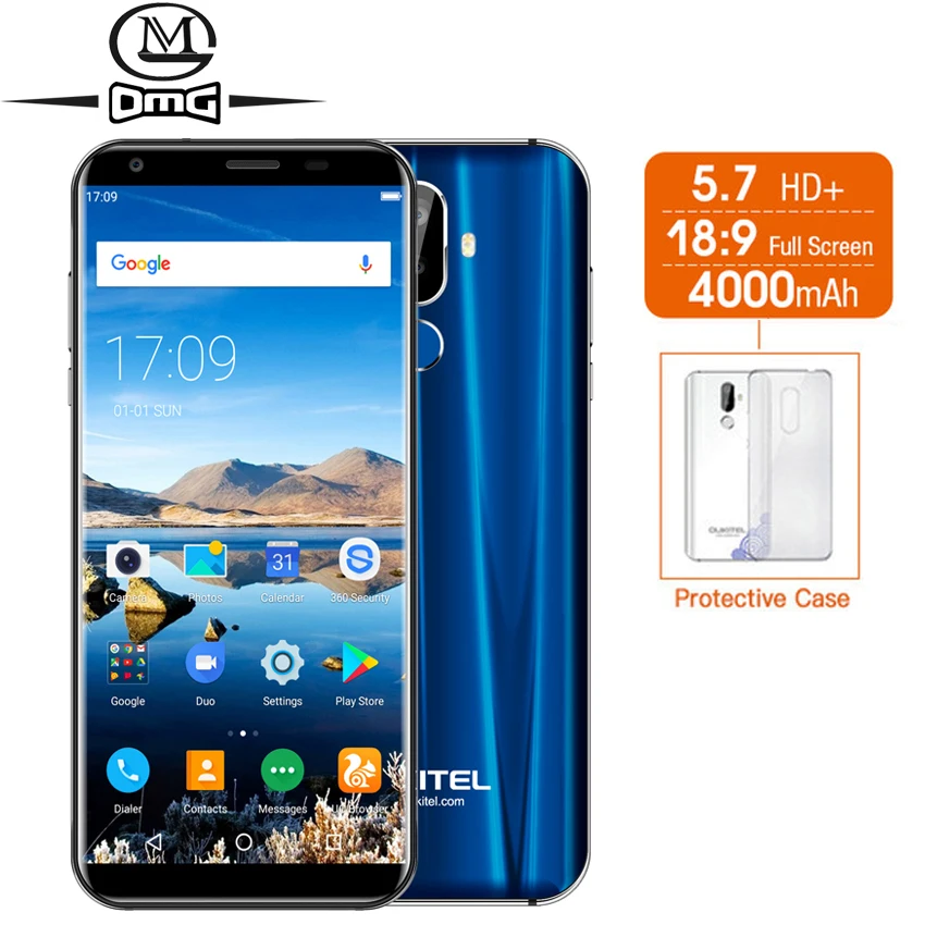 Oukitel K5 18:9 HD дисплей 5,7 "4G смартфон 4000 мАч Android 7,0