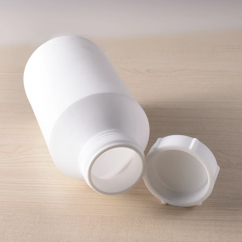 1500 مللي مختبر تفلون PTFE الكاشف زجاجة الأبيض جولة زجاجة بلاستيكية ل الكيميائية منتجات التعبئة والتغليف