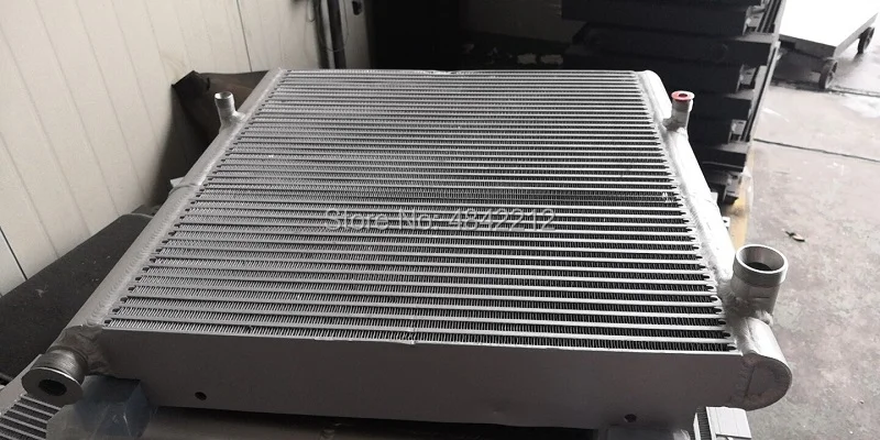 Best Price Free shipping 92662998 plate fin aluminum air cooler water cooler radiator after cooler for IR air compressor Best Price Free shipping 92662998 plate fin aluminum air cooler water cooler radiator after cooler for IR air compressor