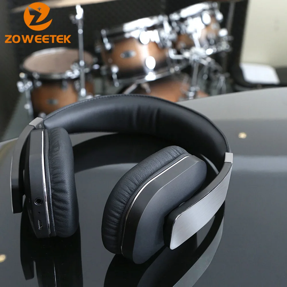 Профессиональный Zoweetek BT 4,0 Bluetooth наушники стерео бас Беспроводной наушников Sport Over-ear гарнитуры микрофон для iPhone Xiaomi LG