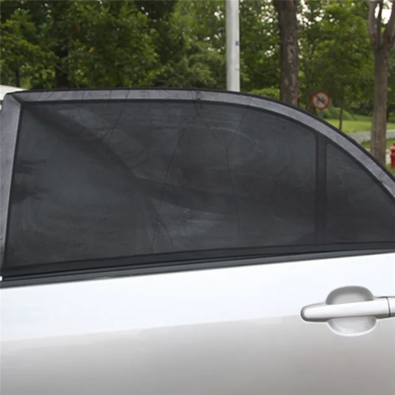2 шт. автомобильный солнцезащитный козырек крышка сетка боковое заднее окно автомобиля крышка Окно Солнечная защита размер L универсальный