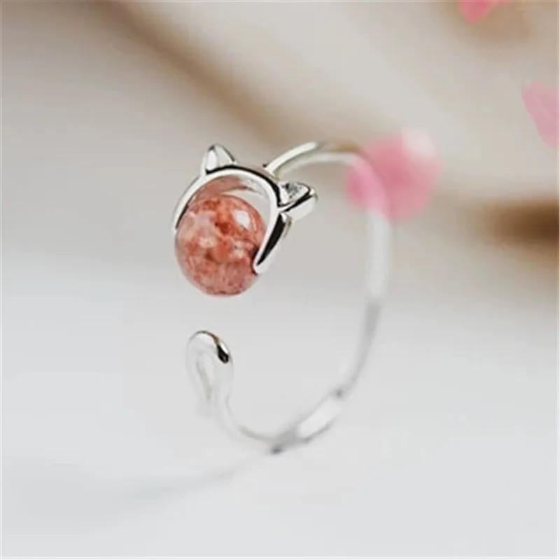 

925 Sterling silver Open ring finger refill Women fashion jewelry