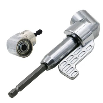 

Right Angle Drill 105 Degrees Angle Driver Bit Socket Sleeve Adapter Angle Extension Power Screwdriver Drill Attachment