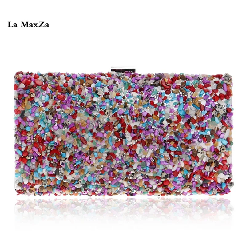 

La MaxZa Luxury Designers Handle Bag Party Banquet Newest Evening Bag Fashion New Design Lady's Handbag Designer Ladies