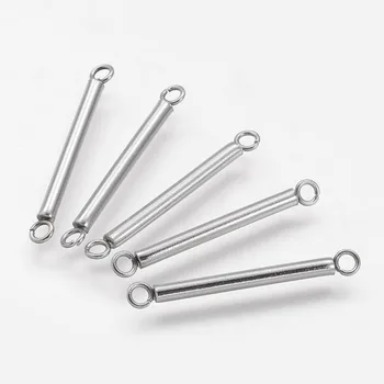 

PandaHall 10pcs 26x2mm 304 Stainless Steel Metal Jewelry Findings Accessories DIY Links