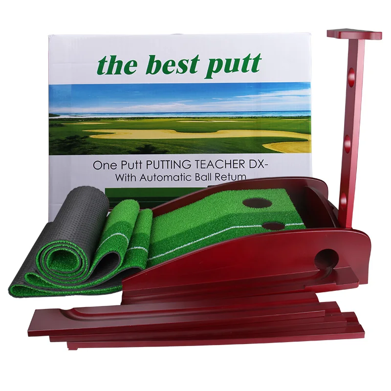 300X30cm Putting Mat Automatic Golf Practice Green Indoor Return Ball Training Aid Wooden Golf