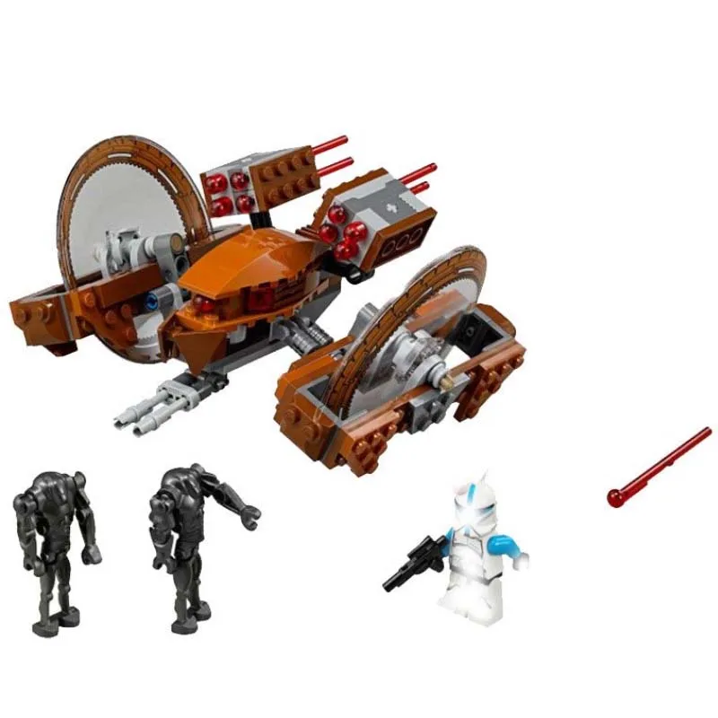 

BELA 10370 Compatible Legoings Star Wars Attack Of Clones Hailfire Droid Exclusive Building Blocks Bricks Toys For Children