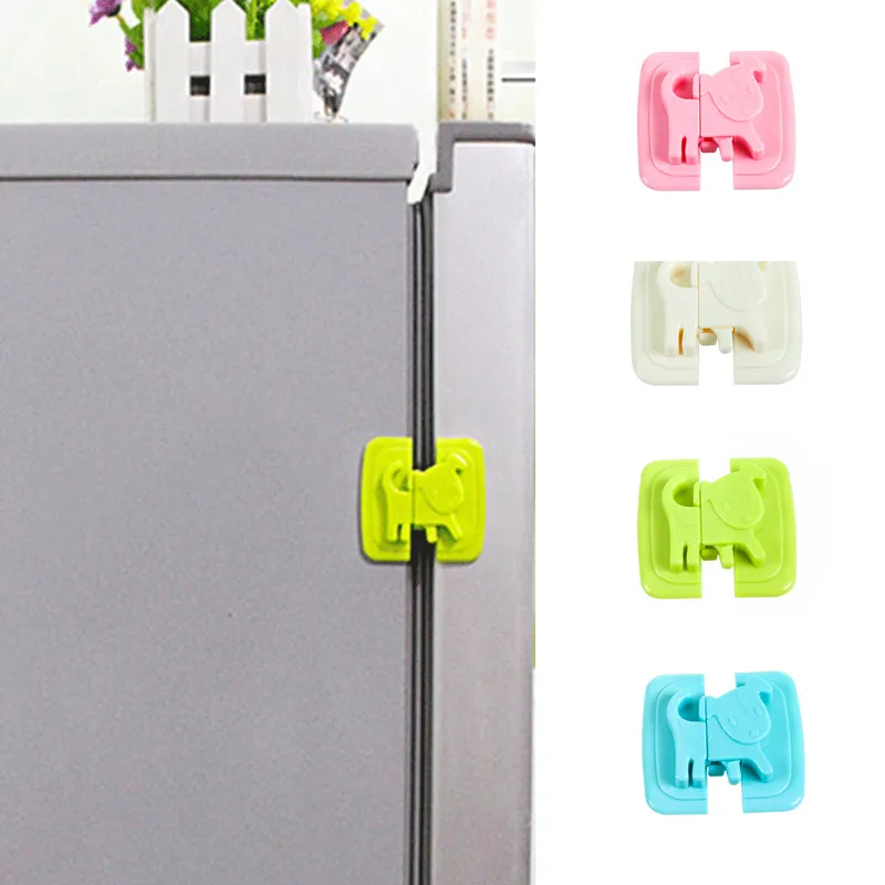 

Baby Safety Cartoon Shape Kids Baby Care Safety Security Cabinet Locks & Straps Products for Fridge Door Cabinet Locks