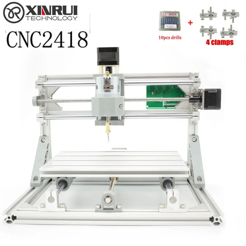 

CNC 2418 GRBL DIY CNC machine,work area 24x18x4.5cm,3 Axis Pcb Milling cnc Machine Wood router Carving Pvc Mill Engraver