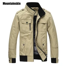 Mountainskin Casual font b Men s b font font b Jacket b font Spring Army Military