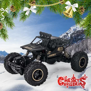 

4WD Electric RC Car Rock Crawler Remote Control Toy Cars The Radio Controlled 4x4 Drive RC Car Toys For Boys Kids Suprise Gift