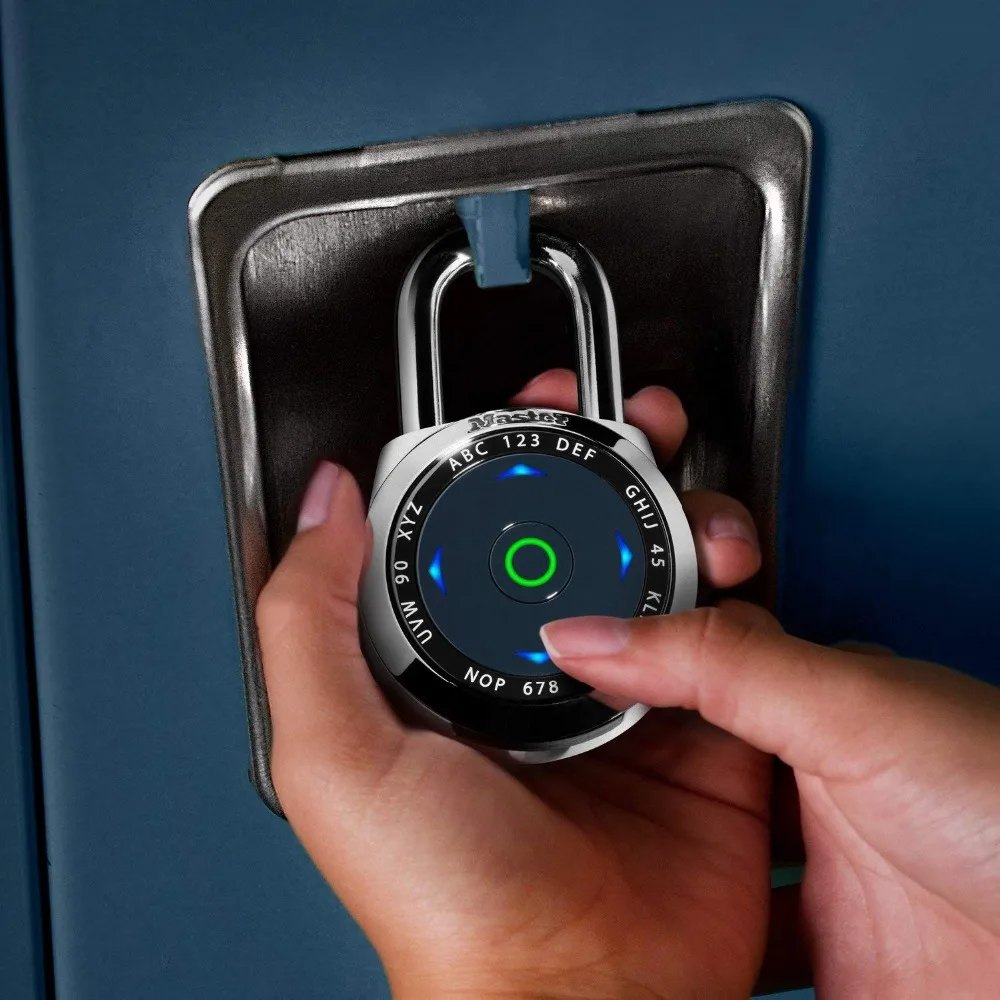 MASTER LOCK US native electronic LED direction password lock gym safe padlock dialSpeed Set Your Own Combination Digital Lock (1)