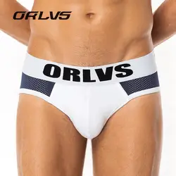 Новый стиль сетки ORLVS брендовые пикантные Для мужчин нижнее белье Для мужчин трусы Для мужчин скольжения cueca Мужской трусики гей Для мужчин