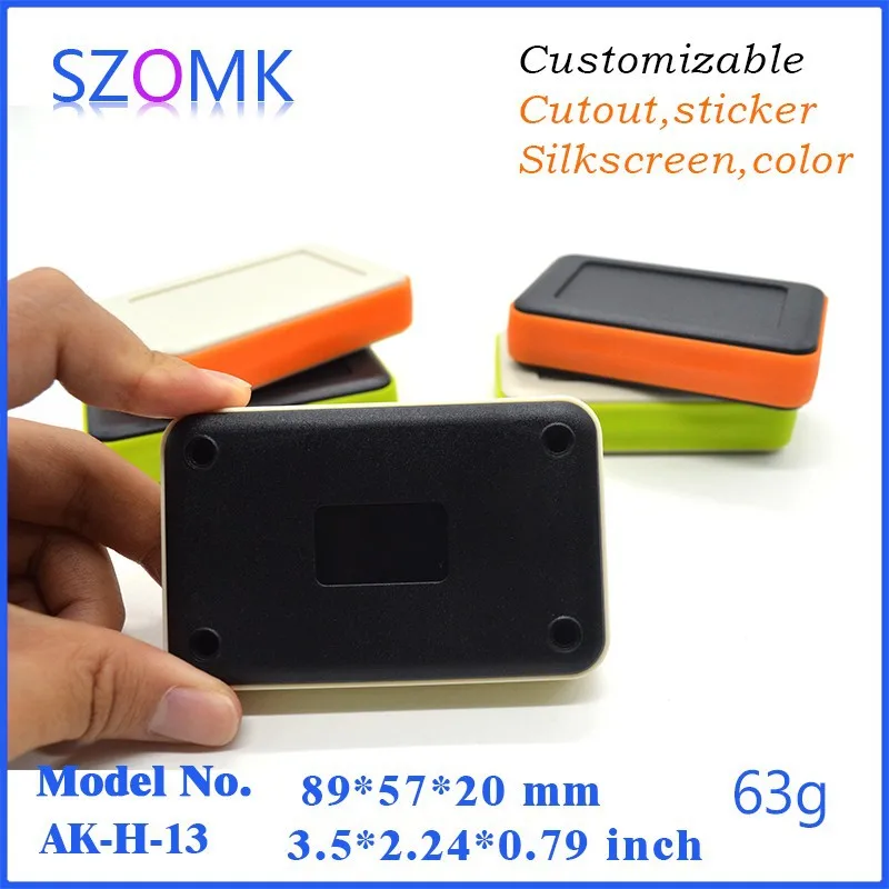 

1 piece free shipping abs plastic enclosures with electronics in different PCB design Box housing 87*55*20mm