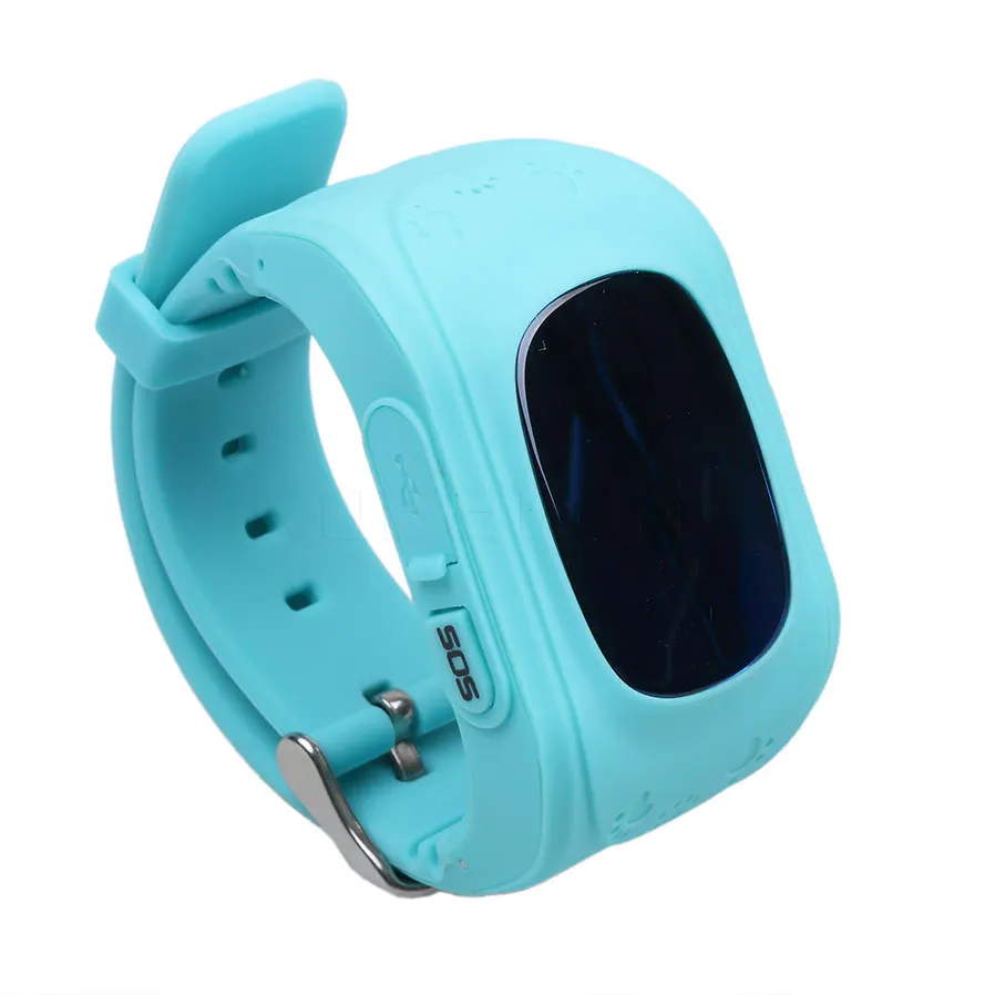 

kebidu New Children Smartwatch Kids GPS Tracking Watch Q50 Support SOS Call for Help pedometer History Routing Tracker for IOS