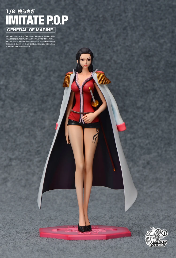 Model Fans Instock One Piece 25cm Pop Scale Vice Admiral Gion Gk Resin For Collection Model Fans One Pieceresin One Piece Aliexpress