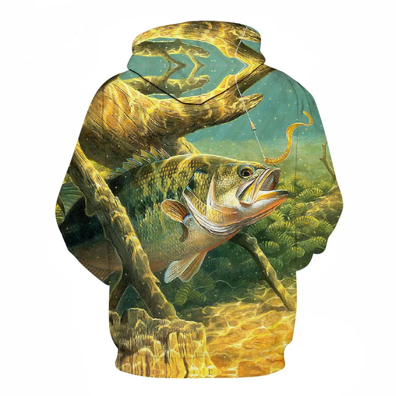 Забавные толстовки с 3D тропическими рыбами для рыбаков, мужчин и женщин, толстовки с капюшоном с длинным рукавом, уличная одежда, куртки в стиле хип-хоп